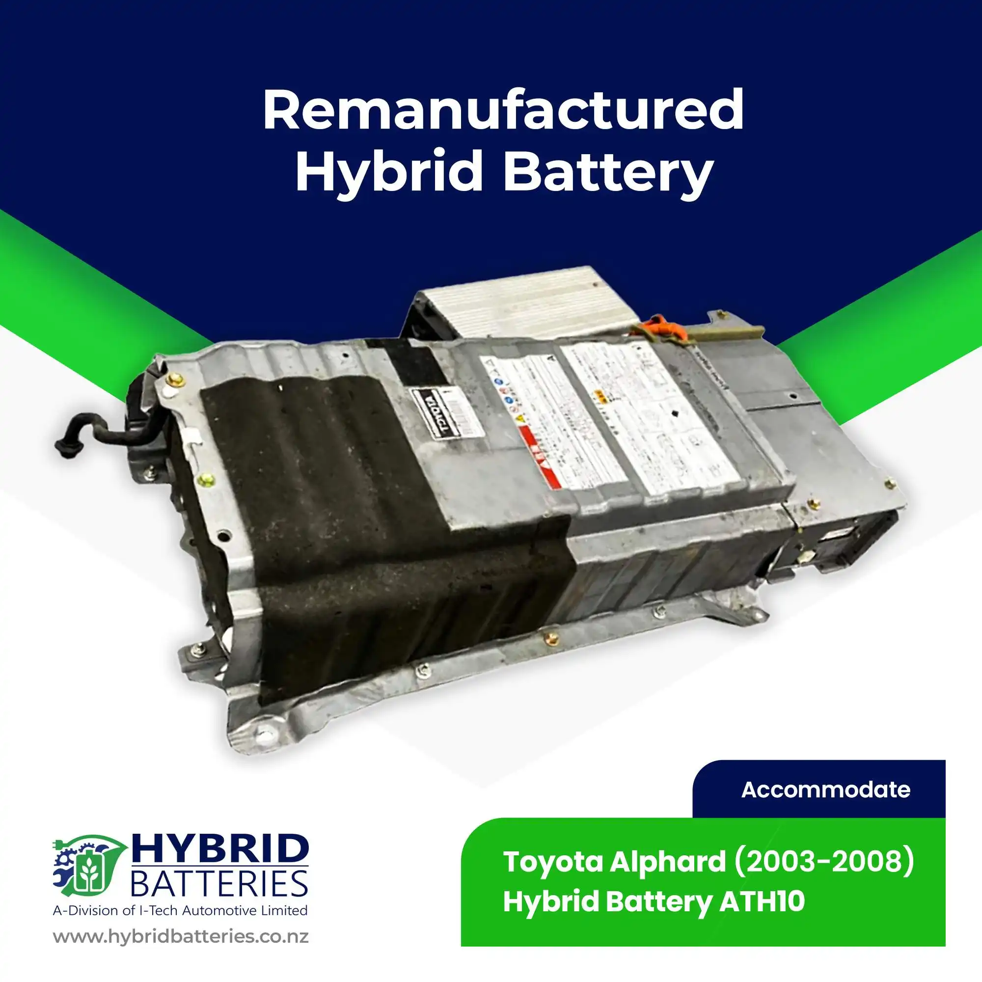 Compatible With Toyota Alphard Hybrid Battery ATH10 Remanufactured (2003-2008)